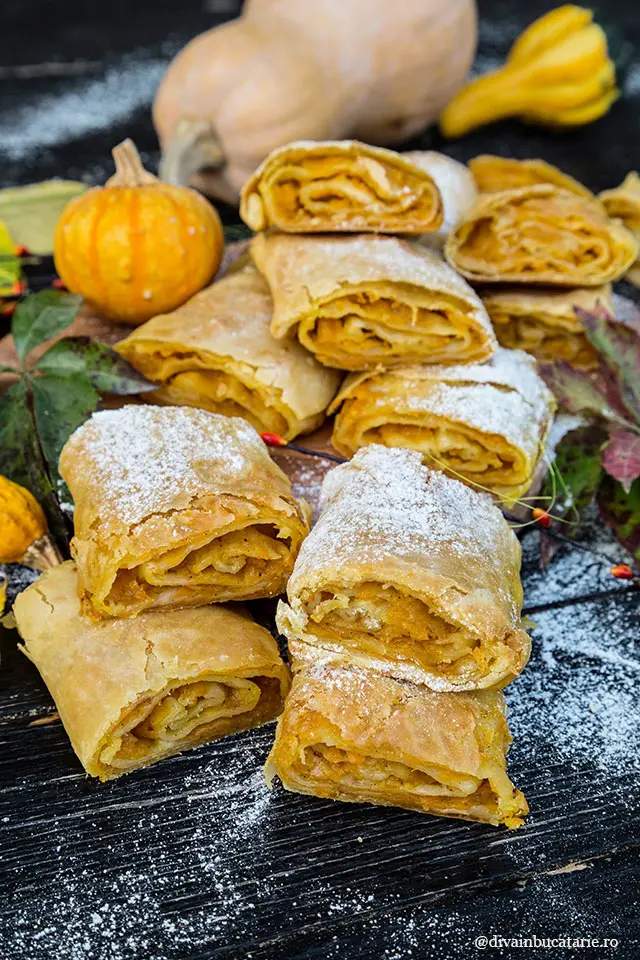 Plăcintă cu dovleac la cuptor